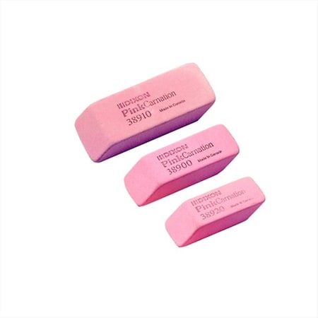 Prang Pink Carnation Smudge-Free Eraser, Pack - 36 78758